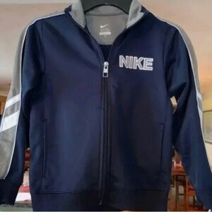 jacket coat boys size 6 Nike athletic wear blue